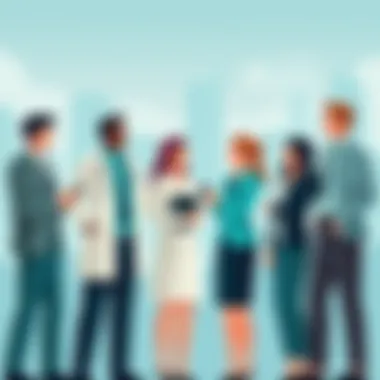 Visual representation of key players in the health care REIT sector