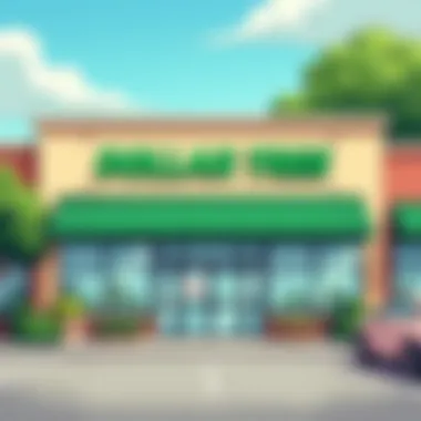 Dollar Tree store exterior showcasing retail environment